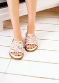 Load image into Gallery viewer, Romance Floral Slides - white
