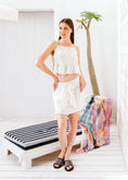 Load image into Gallery viewer, Artisanal Woven Beach Slides - black
