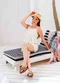 Load image into Gallery viewer, Braided Cross-Strap Slides - cafe
