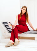 Load image into Gallery viewer, Intricate Woven Flat Mules - gold
