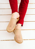 Load image into Gallery viewer, Summer Breeze Woven Mules - gold
