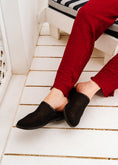 Load image into Gallery viewer, Summer Breeze Woven Mules - black
