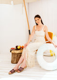 Load image into Gallery viewer, Geometric Mesh Studded Slides - brown
