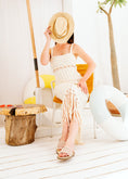 Load image into Gallery viewer, Geometric Mesh Studded Slides - beige
