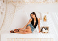 Load image into Gallery viewer, Edgy Triple-Strap Studded Slides - brown
