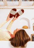 Load image into Gallery viewer, Crochet Strap Comfort Slides - pink
