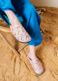Load image into Gallery viewer, Floral Embroidered Mesh Clogs - pink

