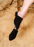 Load image into Gallery viewer, Classic Matte Pointed Mules - black
