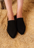 Load image into Gallery viewer, Classic Matte Pointed Mules - black
