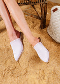 Load image into Gallery viewer, Classic Matte Pointed Mules - purple
