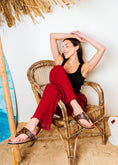 Load image into Gallery viewer, Studded Eyelet Comfort Slides - brown
