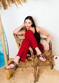 Load image into Gallery viewer, Studded Eyelet Comfort Slides - brown
