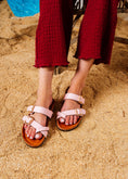 Load image into Gallery viewer, Isla Double-Buckle Slide - pink
