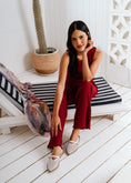 Load image into Gallery viewer, Buckled Mesh Flat Mules - white
