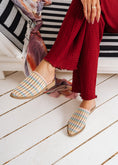 Load image into Gallery viewer, Plaid Textured Mules - pink
