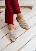Load image into Gallery viewer, Plaid Textured Mules - pink
