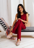 Load image into Gallery viewer, Floral Mary Jane Mules - pink
