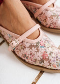 Load image into Gallery viewer, Floral Mary Jane Mules - pink
