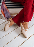 Load image into Gallery viewer, Classic Leather Mary Jane Flats -  beige
