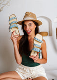 Load image into Gallery viewer, Studded Multi-Strap Sandals - blue

