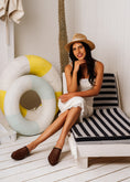 Load image into Gallery viewer, Airy Mesh Espadrille Mules - brown
