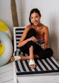 Load image into Gallery viewer, Sleek V-Cut Square Slides - beige
