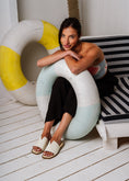 Load image into Gallery viewer, Sleek V-Cut Square Slides - beige
