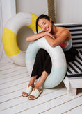 Load image into Gallery viewer, Sleek V-Cut Square Slides - beige
