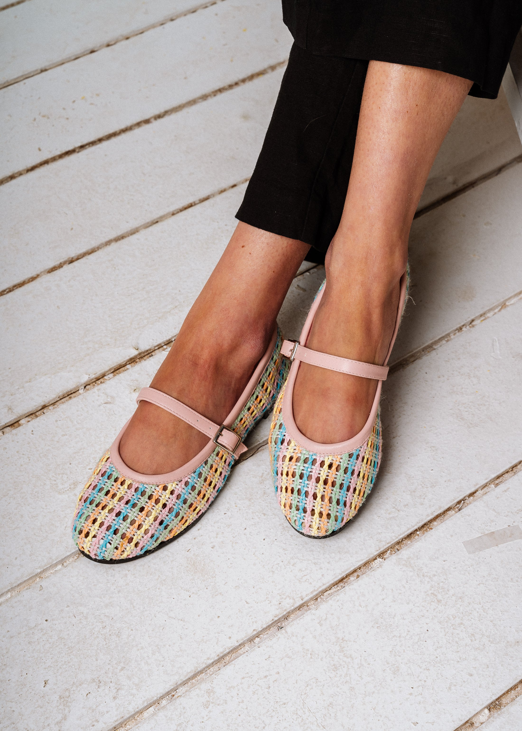The Everyday Mesh Flat -  pink