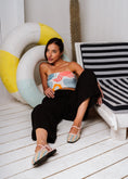 Load image into Gallery viewer, Multi-Weave Slingback Flats-  pink
