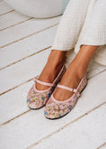 Load image into Gallery viewer, Eyelet Mesh Ballet Flats -  pink
