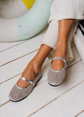 Load image into Gallery viewer, The Micro-Net Ballet Flat -  silver

