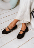 Load image into Gallery viewer, The Micro-Net Ballet Flat -  black
