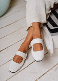 Load image into Gallery viewer, Soft-Weave Ballet Flat -  white
