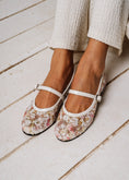 Load image into Gallery viewer, Eyelet Mesh Ballet Flats -  white
