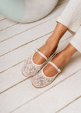 Load image into Gallery viewer, The Lace Mary Jane Flat -  white
