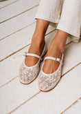 Load image into Gallery viewer, The Lace Mary Jane Flat -  white
