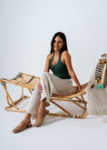 Load image into Gallery viewer, Lattice Flat Sandals - cafe
