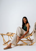 Load image into Gallery viewer, Lattice Flat Sandals - cafe
