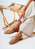 Load image into Gallery viewer, Lattice Flat Sandals - cafe
