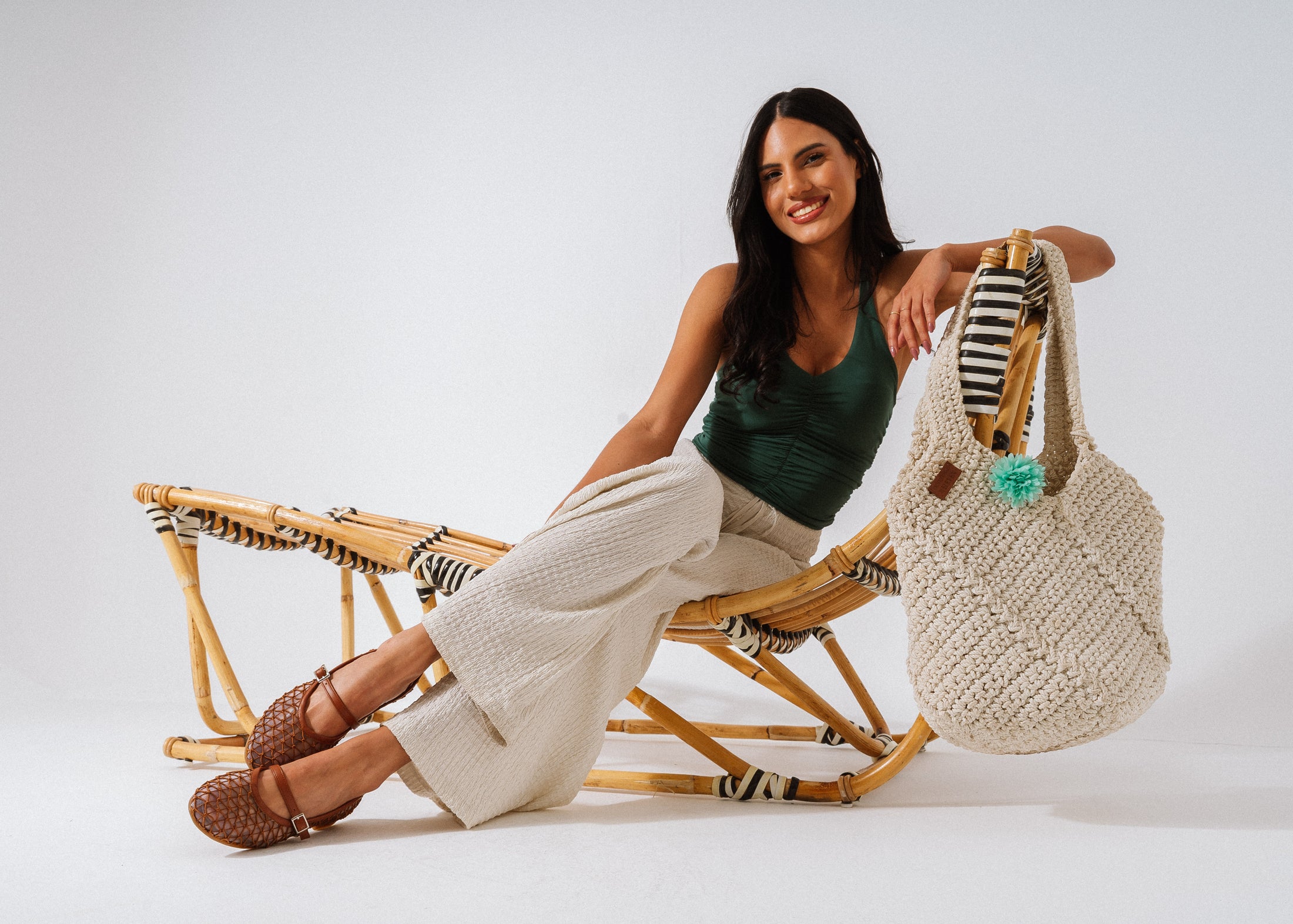 Strand Mesh Flats -  camel