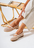 Load image into Gallery viewer, Strand Mesh Flats -  beige
