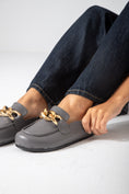 Load image into Gallery viewer, Chain-Detail Clog-gray
