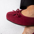 Load image into Gallery viewer, Suede-Ballet Flat-marron
