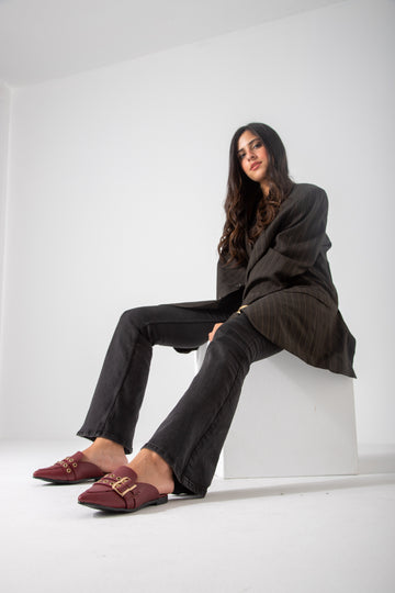 The Riviera Mule-marron