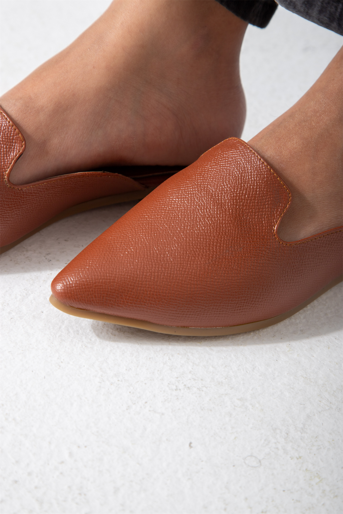 Chic Backless Flat-camel