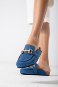 Load image into Gallery viewer, Easy-On Mules-blue
