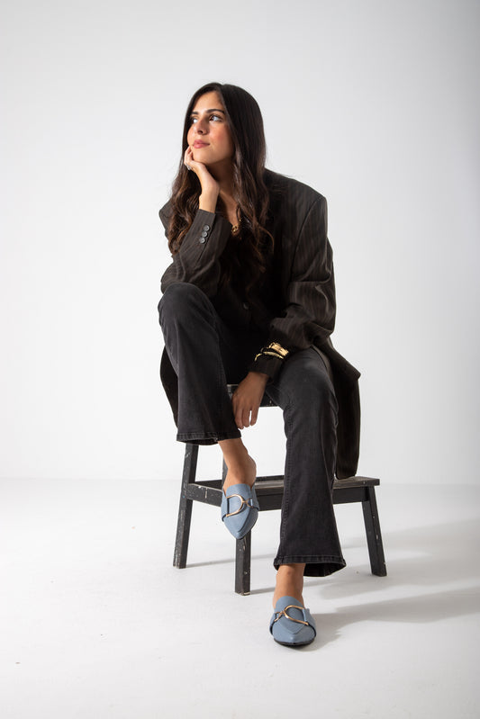 The Metropolis Mule-blue
