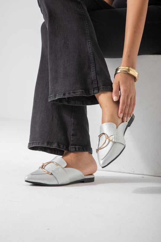 The Metropolis Mule-silver