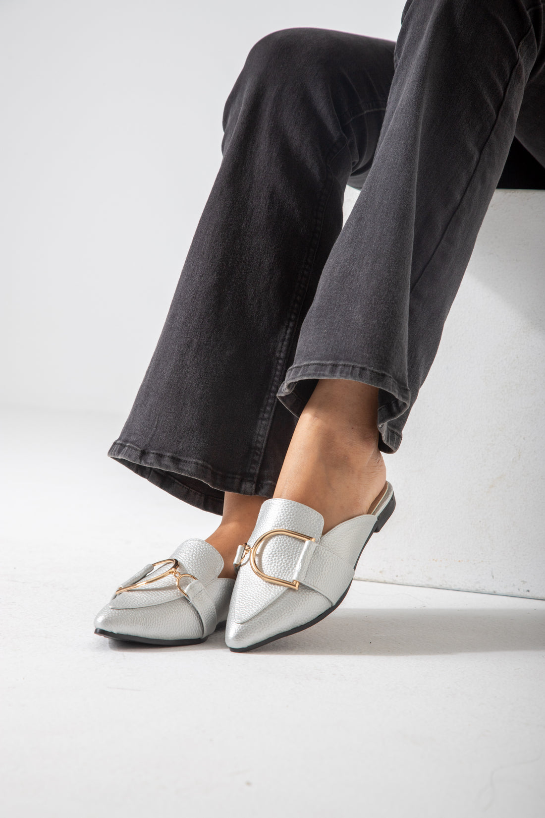 The Metropolis Mule-silver